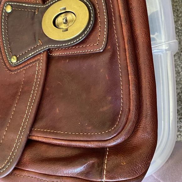 Brown coach bag - Picture 4 of 10